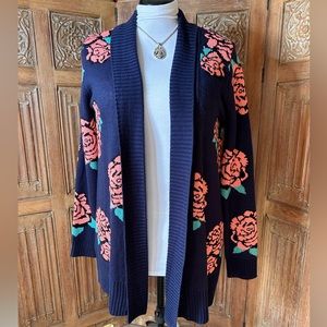 Floral Cardigan Size: Large